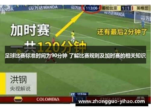足球比赛标准时间为90分钟 了解比赛规则及加时赛的相关知识