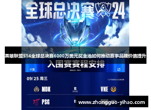 英雄联盟S14全球总决赛6000万美元奖金池如何推动赛事品牌价值提升